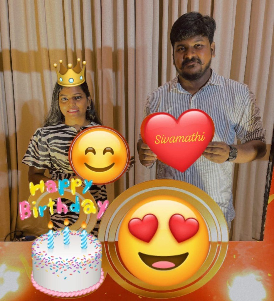 Sivamathi's birthday celebration collage